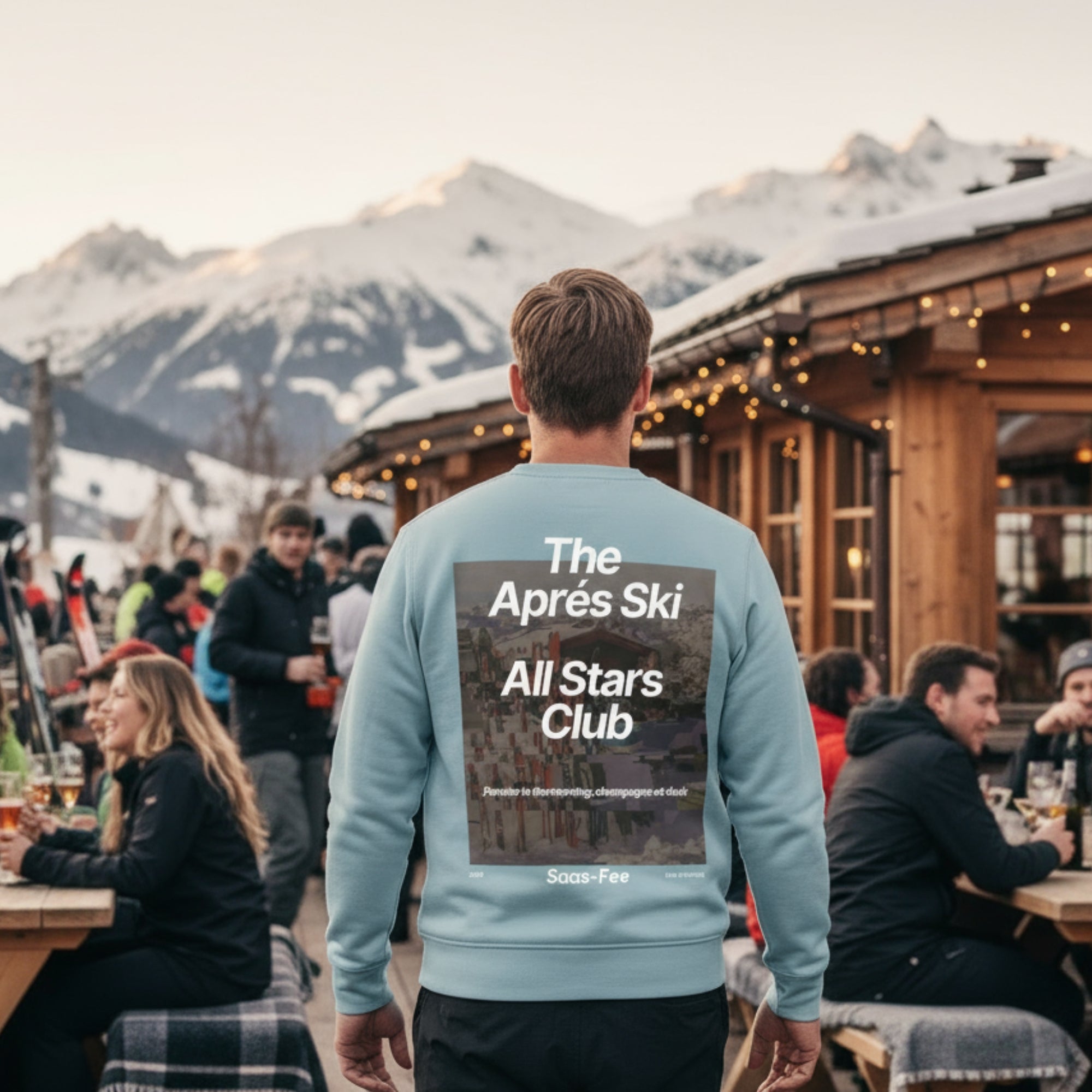 The Aprés Ski All Stars Club - Sweatshirt - Sky Blue